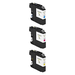 Refill Brother LC-125XL Tintenpatrone 3er-Set C,M,Y