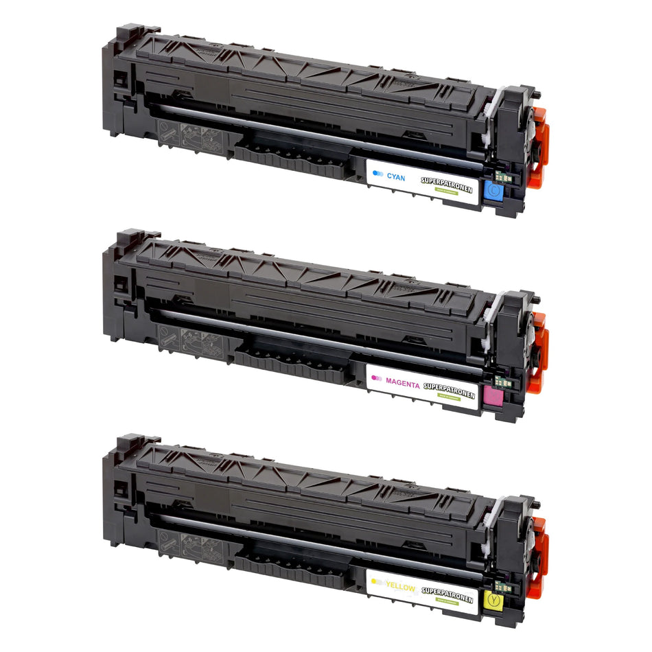 Refill HP 201X XL Toner 3er-Set C,M,Y