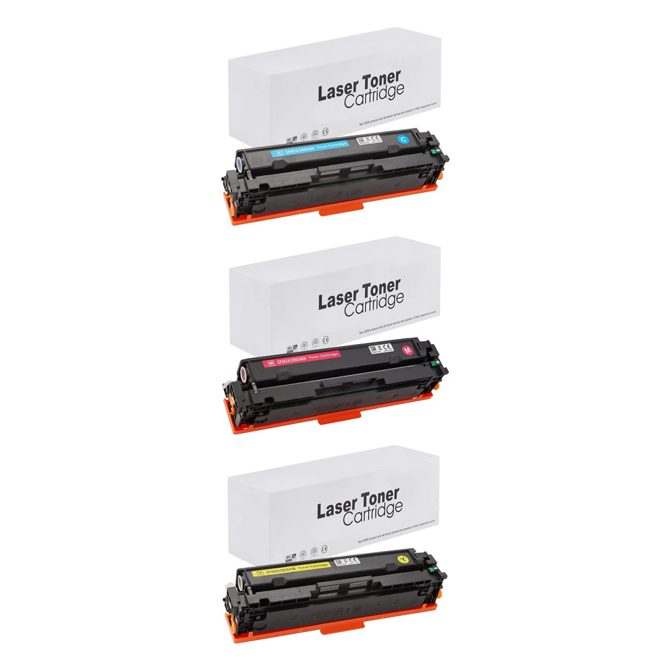 Kompatibel zu HP 201X XL Toner 3er-Set C,M,Y