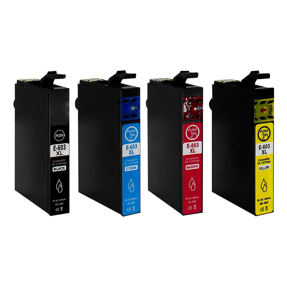 Kompatibel zu Epson 603XL Tintenpatrone 4er-Set Bk,C,M,Y