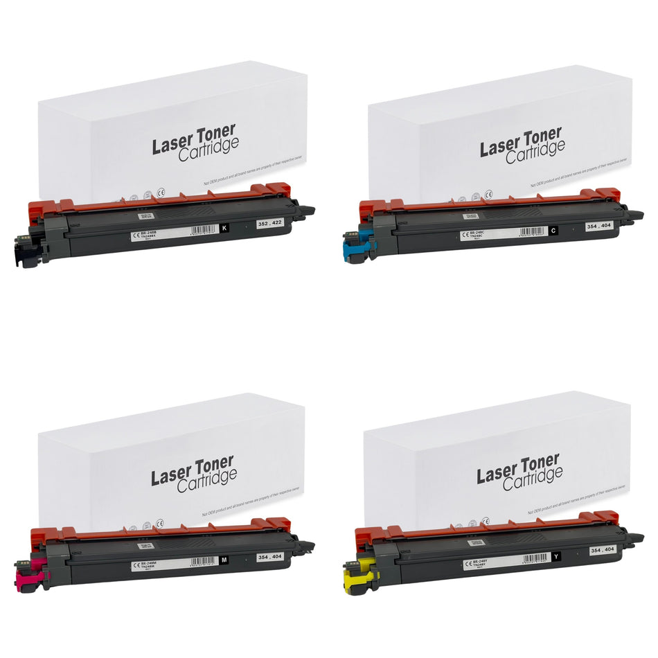 Kompatibel zu Brother TN-248 Toner 4er-Set Bk,C,M,Y
