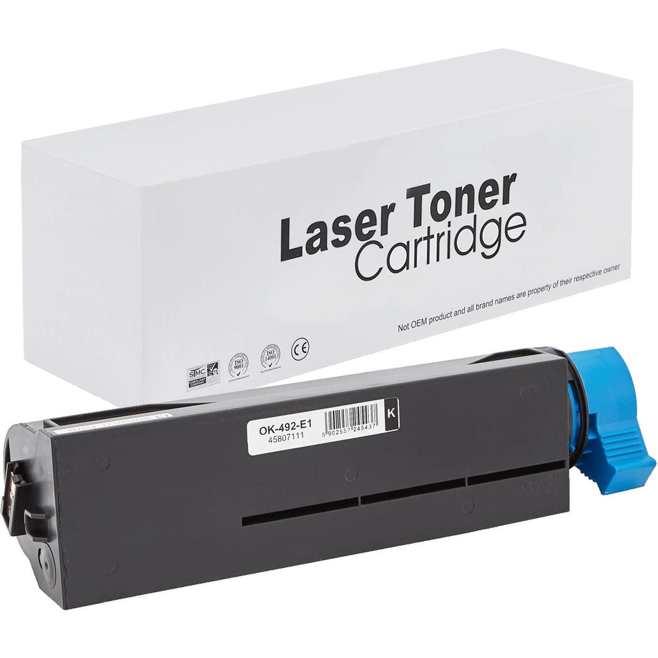 Kompatibel für OKI 45807111 Toner-Kit, 12.000 Seiten