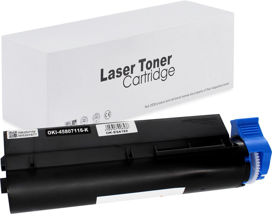 Kompatibel für OKI 45807116 Toner-Kit, 12.000 Seiten