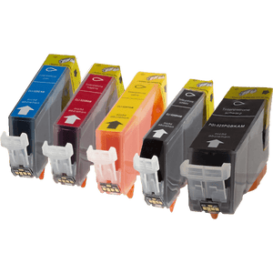 Kompatibel zu Canon PGI-525 & CLI-526 Tintenpatrone 5er-Set Bk,PBk,C,M,Y