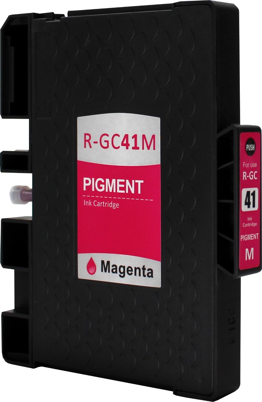 Kompatibel für Ricoh 405763 / GC-41 M Gelkartusche magenta, Inhalt 32 ml