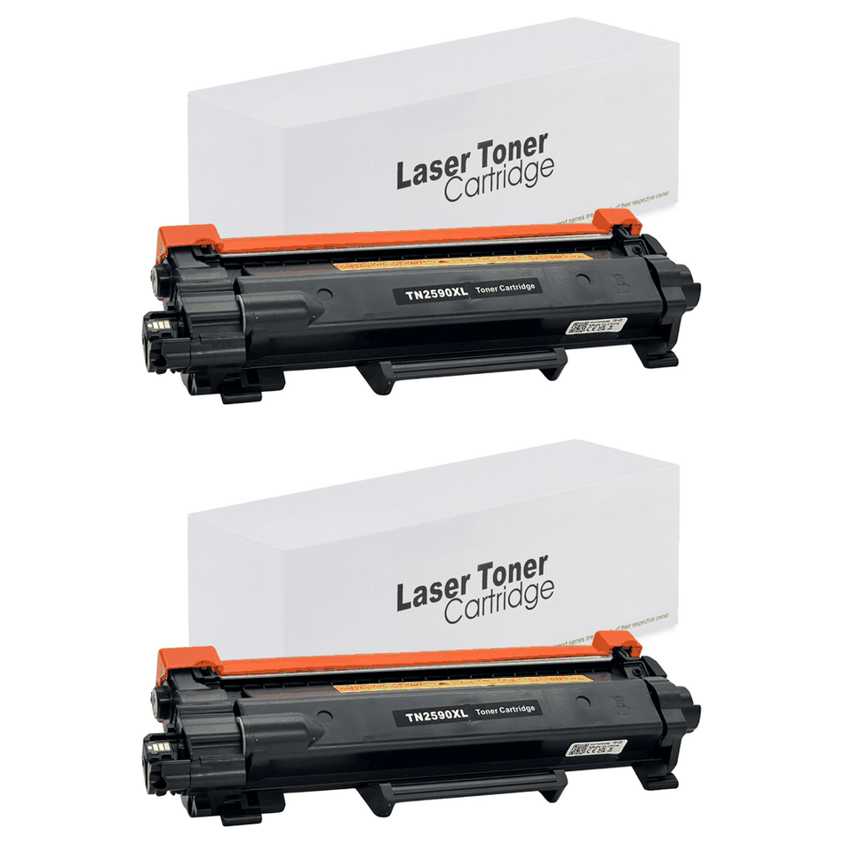 Kompatibel zu Brother TN-2510XL Toner 2er-Set schwarz