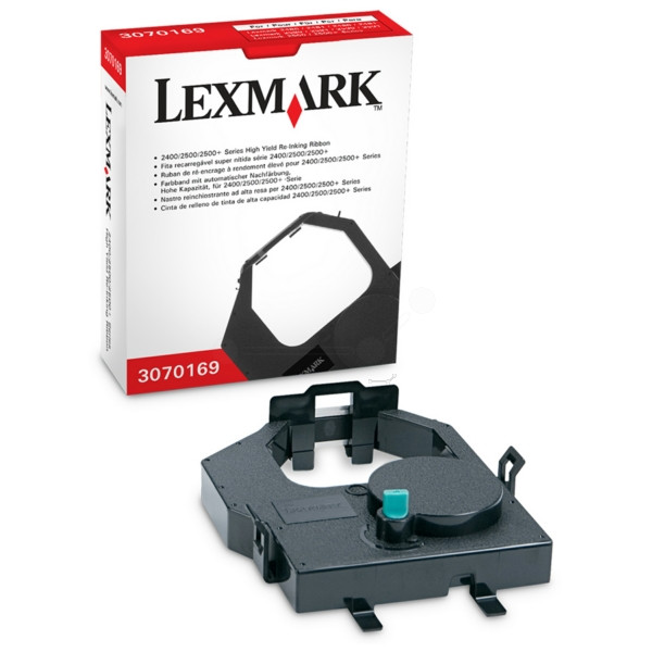 Original Nylonband mit Nachtränksystem schwarz Lexmark 3070169