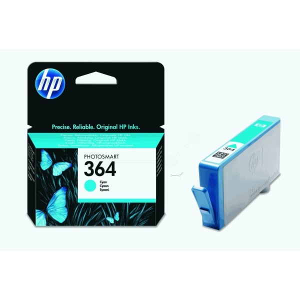 Original Tintenpatrone cyan HP 364 (CB318EE)