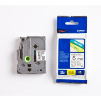 Original DirectLabel Original DirectLabel schwarz auf weiss Laminat Brother TZE-211