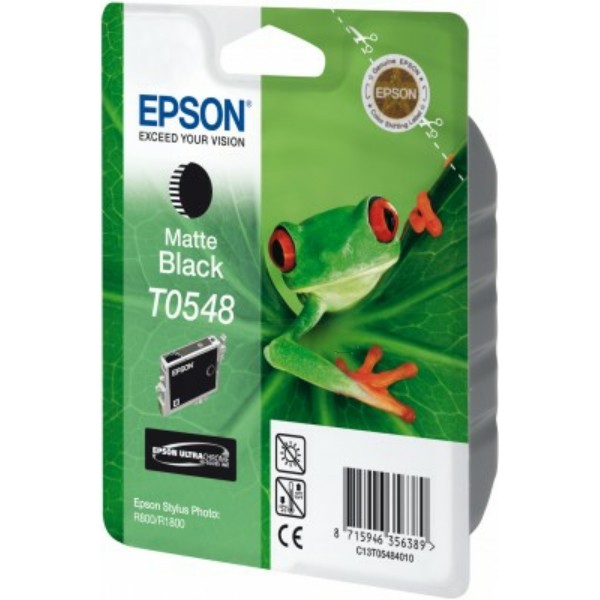 Original Tintenpatrone schwarz matt Epson T0548 (C13T05484010)