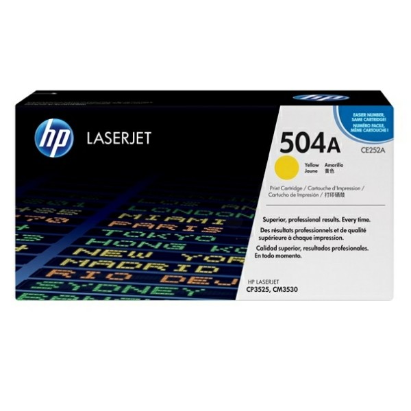 Original Toner gelb HP 504A (CE252A)