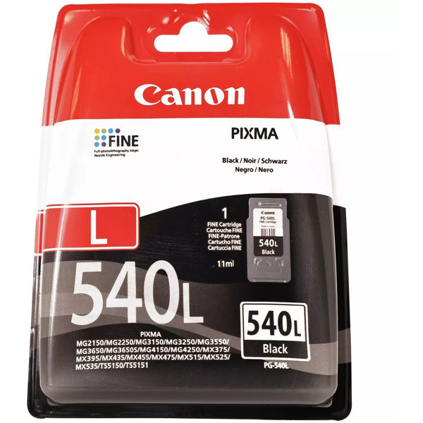 Original Tintenpatrone schwarz pigmentiert Canon PG-540 L (5224B010)