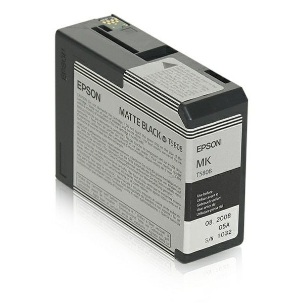 Original Tintenpatrone schwarz matt Epson T5808 (C13T580800)
