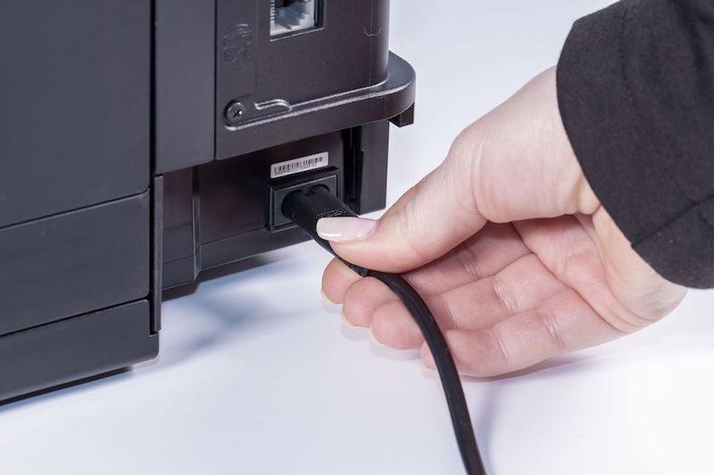 Foto Drucker anschließen mit Kabel