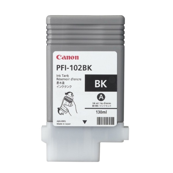 Original Tintenpatrone schwarz Canon PFI-102 BK (0895B001)