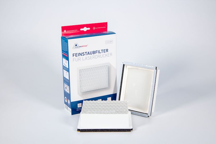 Feinstaubfilter für Laserdrucker