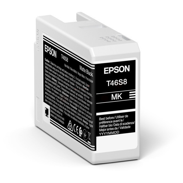 Original Tintenpatrone schwarz matt Epson T46S8 (C13T46S800)