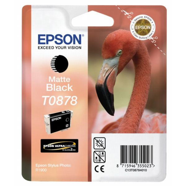 Original Tintenpatrone schwarz matt Epson T0878 (C13T08784010)