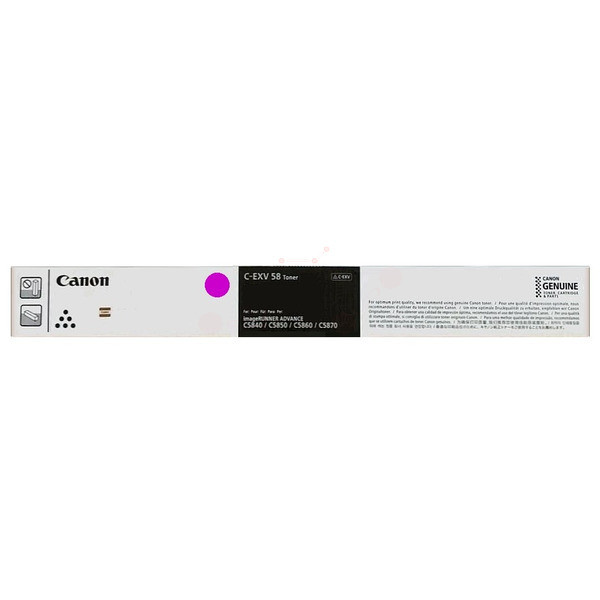 Original Toner magenta Canon C-EXV 58 M (3765C002)