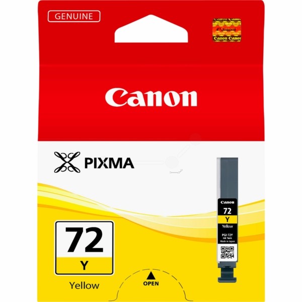 Original Tintenpatrone gelb Canon PGI-72 Y (6406B001)