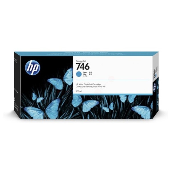Original Tintenpatrone cyan HP 746 (P2V80A)