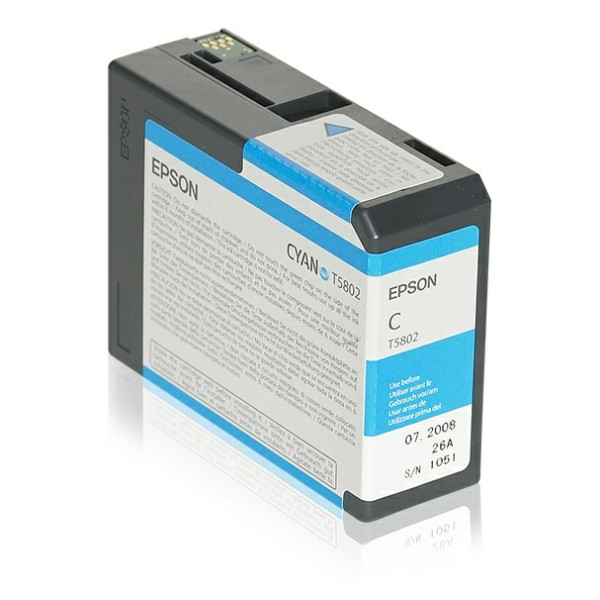 Original Tintenpatrone cyan Epson T5802 (C13T580200)