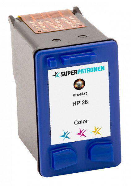 Tintenpatrone color ersetzt HP 28