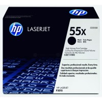 Original Toner schwarz High-Capacity HP 55X (CE255X)