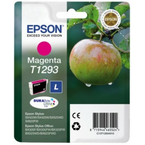 Original Tintenpatrone magenta Epson T1293 (C13T12934012)