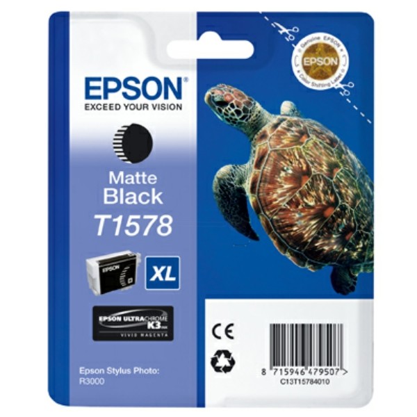 Original Tintenpatrone schwarz matt Epson T1578 (C13T15784010)