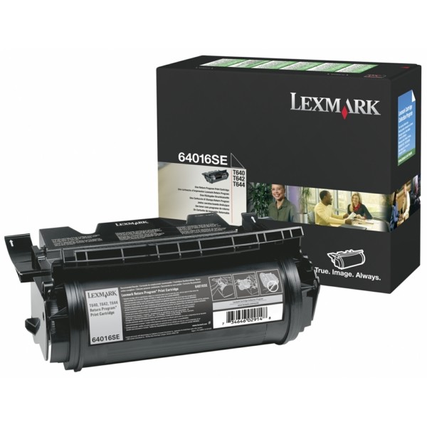 Original Toner schwarz return program Lexmark 64016SE