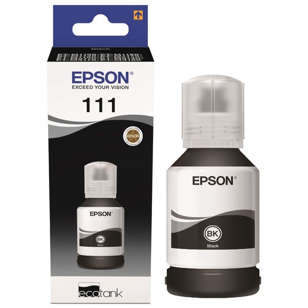 Original Tintenflasche schwarz Epson 111 (C13T03M140)