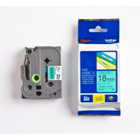 Original DirectLabel Original DirectLabel schwarz auf grün Laminat Brother TZE-741