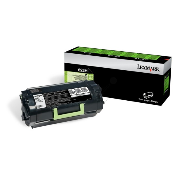 Original Toner schwarz High-Capacity return program Lexmark 622H (62D2H00)