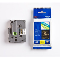 Original DirectLabel gold Original DirectLabel gold auf schwarz Laminat Brother TZE-344