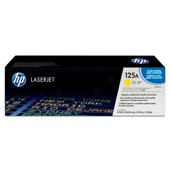 Original Toner gelb HP 125A (CB542A)