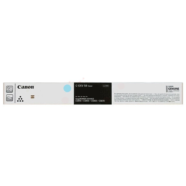 Original Toner cyan Canon C-EXV 58 C (3764C002)