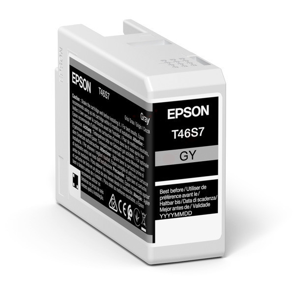 Original Tintenpatrone grau Epson T46S7 (C13T46S700)