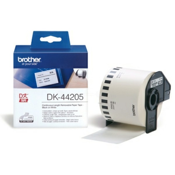 Original DirectLabel Etiketten weiss Papier Brother DK-44205