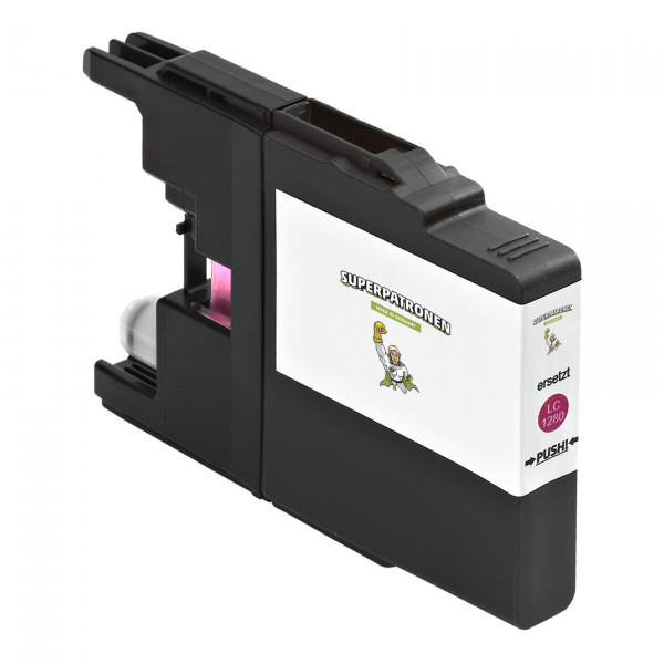 Tintenpatrone magenta High-Capacity ersetzt Brother LC-1280XLM