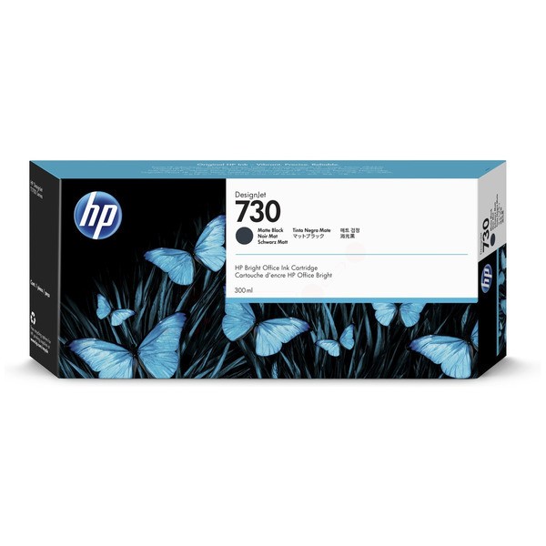 Original Tintenpatrone schwarz matt HP 730 (P2V71A)