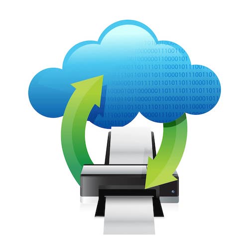 Symbolbild für Cloud-Printing