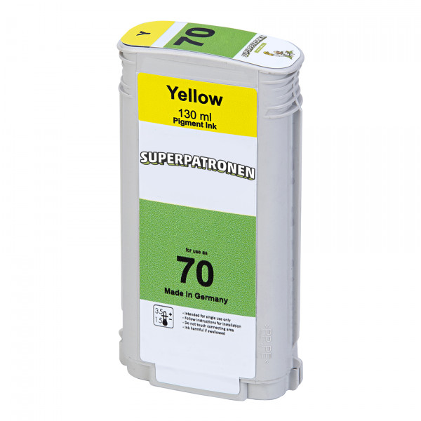 Tintenpatrone gelb ersetzt HP 72