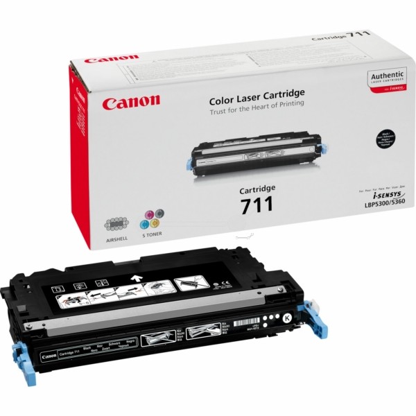 Original Toner schwarz Canon 711BK (1660B002)