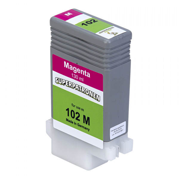 Tintenpatrone magenta ersetzt Canon PFI-102 M