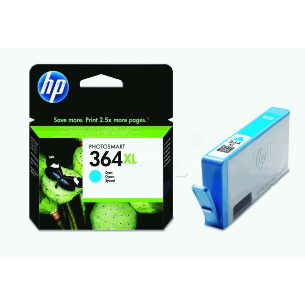 Original Tintenpatrone cyan HP 364XL (CB323EE)