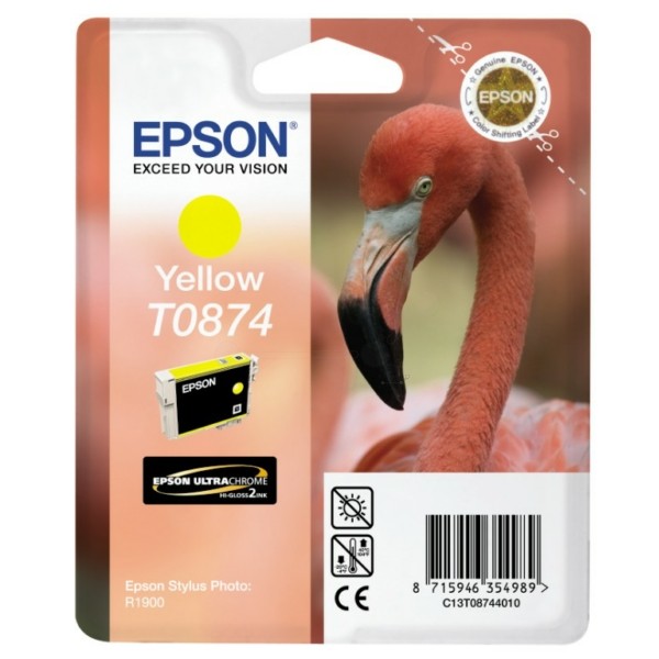 Original Tintenpatrone gelb Epson T0874 (C13T08744010)