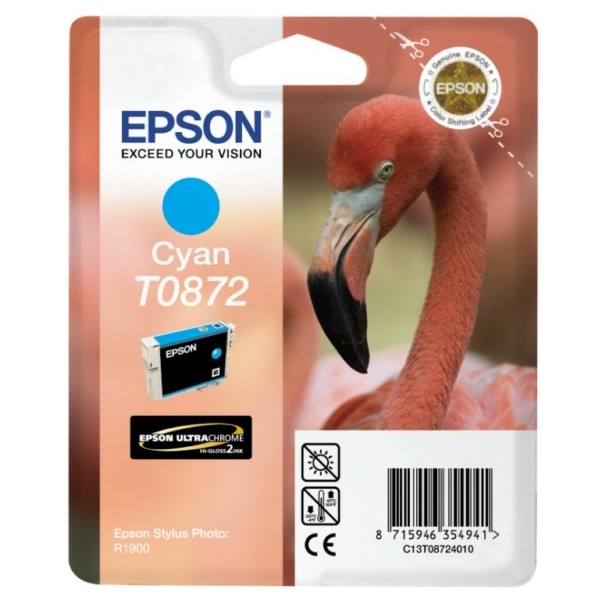 Original Tintenpatrone cyan Epson T0872 (C13T08724010)
