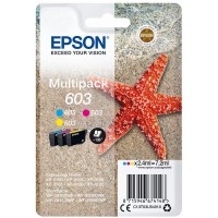 Original Tintenpatrone MultiPack C,M,Y Epson 603 (C13T03U54010)