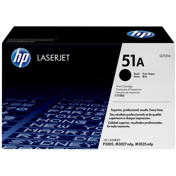 Original Toner schwarz HP 51A (Q7551A)